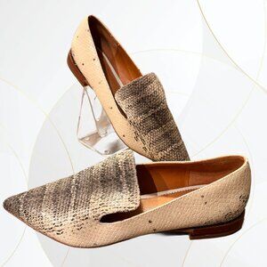 NWOT Franco Sarto Women's Topaz Snake Print Loafers
